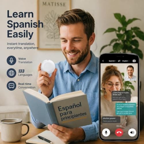FUNLOV Smart Wearable Translator, AI Translators Language Translator Device — view 5