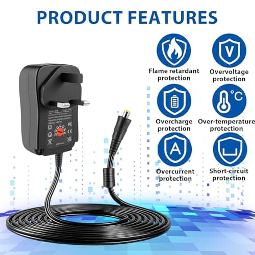 30W Universal Power Adapter, 3V-12V Adjustable Multi Voltage Power Supply — view 5