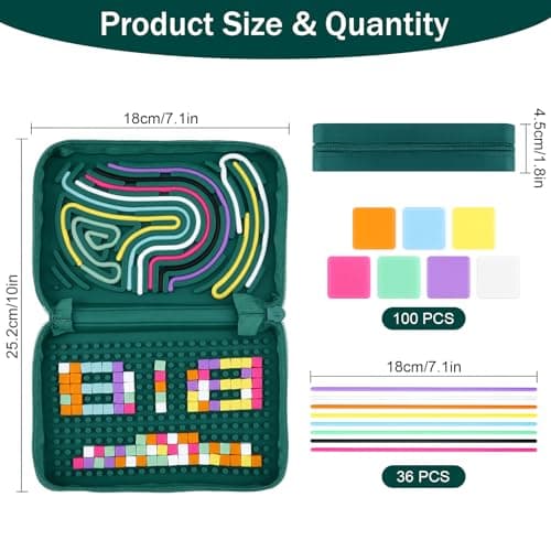 Sensory Activity Board, Silicone Fidget Toys with storage for ADHD & Autism — view 2