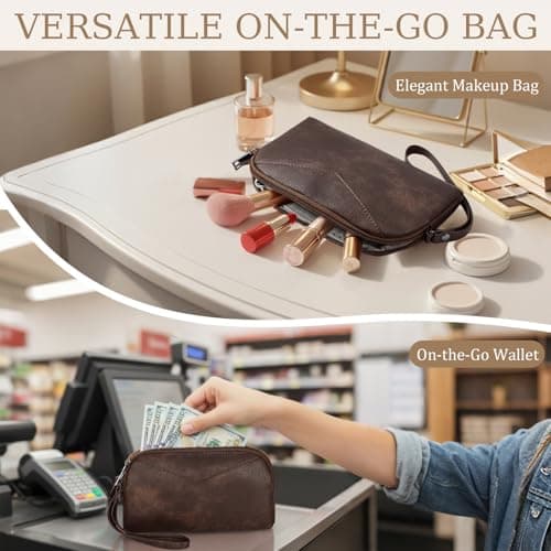 LEASOUL Rucksack Bag for Women, Vegan Leather Backpack Womens, Ladies Fashion Backpacks for Work University Travel Business — view 5