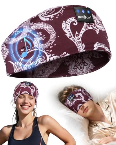 MUSICOZY Sleep Headphones Headband Cooling Headphones for Sleeping & Sport