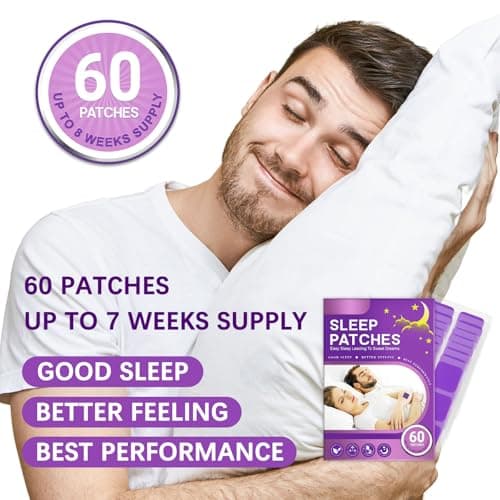 Sleep Patches, Sleep Support Patches Extra Strength, 60 Count Skin Friendly Self Adhesive Natural Patche for Deep Rest, Lasts All Night for Men & Women — view 3