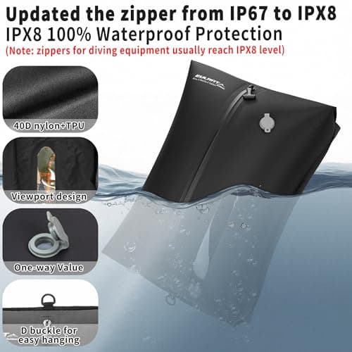 EULANT Vacuum Storage Bags for Travel, Reusable Vacuum Zipper Sealer Bag for Clothes, Compression Packing Cubes for Suitcases/Luggage/Backpack,With IPX8 Airtight Zipper & Waterproof & Space Saver — view 3