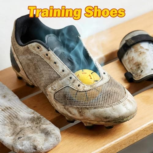 6 PCS Shoe Deodorizer Balls, Long-Lasting Shoe Odour Eliminator & Freshener, Spherical Scented Balls for Smelly Trainers, Gym Bags and Lockers, Natural Shoe Smell Remover for Men, Women Kids(Cologne) — view 4