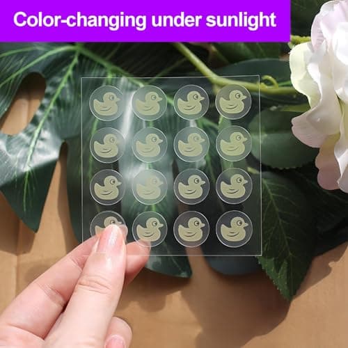 UV Detection Stickers – Sun Exposure Labels, Color Change Indicators, Multi Scenario Application Warning Decals | Outdoor Safety Monitoring Tools for Skin Protection Travel School Beach — view 5