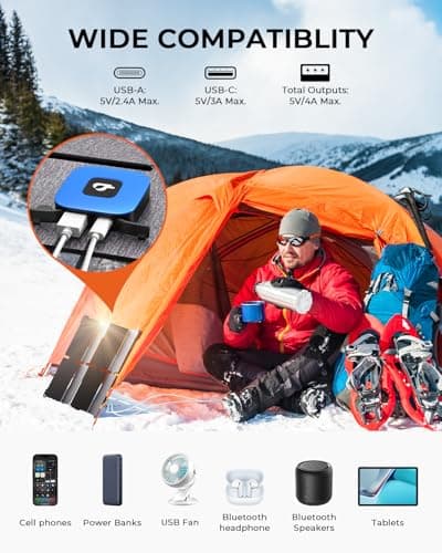BigBlue Portable 25W Solar Charger [Pocket-Size] IP68 Waterproof — view 2