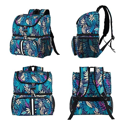 BAGLHER丨Pet Travel Bag, Double-Layer Pet Supplies Backpack (for All Pet Travel Supplies), Pet Travel Backpack with 2 Silicone Collapsible Bowls and 2 Food Baskets. (Patent Pending) — view 2
