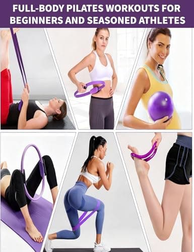 toothank 14-Piece Pilates Kit for Women, Home Pilates Equipment Workout Set — view 5
