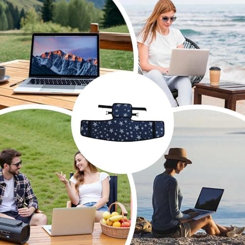 Anti Glare Laptop Shade - Heat Resistant Sun Protection Hood for Outdoor Use | Portable Work Accessory with Cafes, Camping, Balcony, Travel for Terrace, Students, Professionals, and Home — view 4