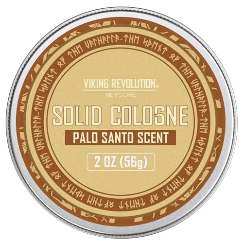 Viking Revolution Palo Santo Mens Solid Cologne - Balm Cologne for Men - Palo Santo Perfume (1 pack)
