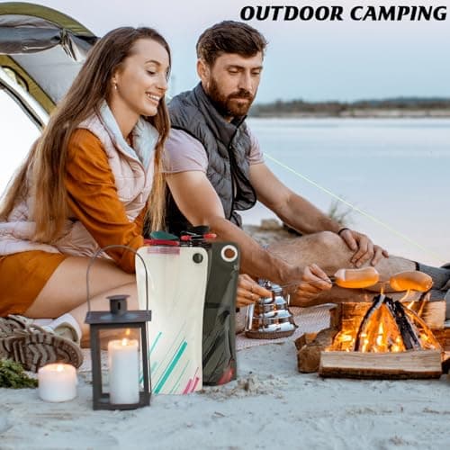 Collapsible Water Bottle1000ml 2 Pack Foldable Water Bottle with for Sports — view 2