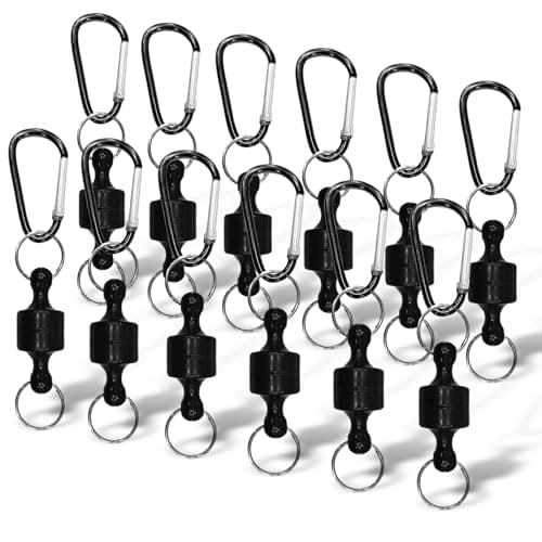 YERGOFE Tent Magnet Hooks for Camping, Quick Magnetic Clip (12)
