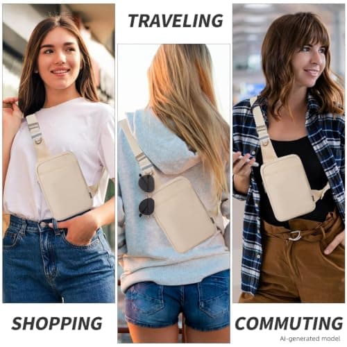 OSOCE Small Sling Bag RFID Blocking Anti-theft Crossbody Shoulder Bag — view 2