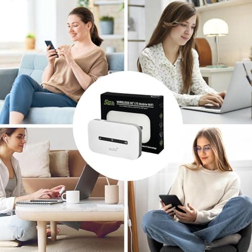Uitseld Portable WiFi Hotspot for Travel - High Speed Travel WiFi Device Internet Hotspot Device - Compact Travel Router Mobile WiFi Hotspot for Home Offices Travel — view 4