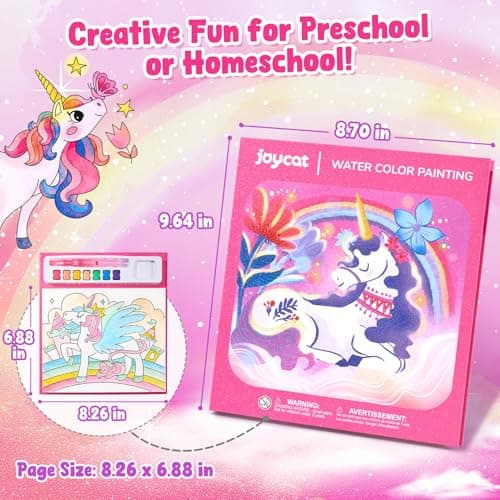 JoyCat Paint with Water Coloring Books for Toddlers (Magical Pony) — view 4