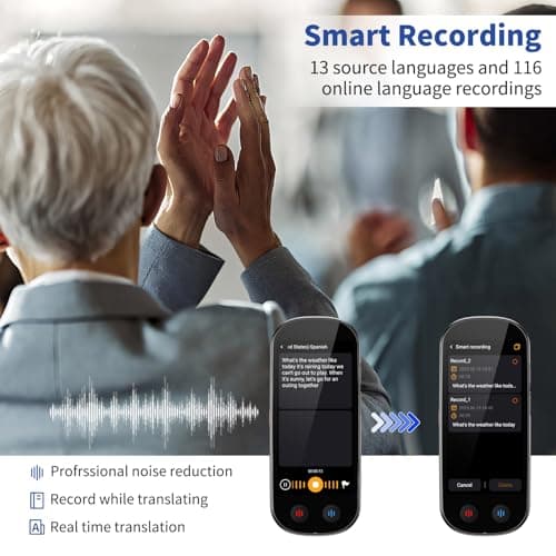 Language Translator Device No WiFi Needed, Upgraded ChatGPT Ai Translator — view 6
