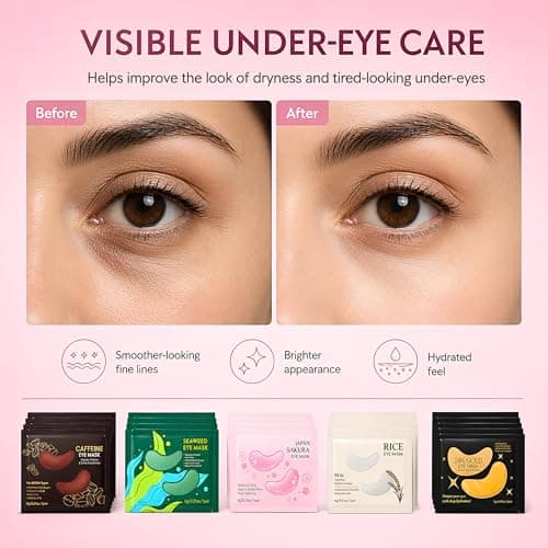 25Pairs Collagen Eye Patches for Dark Circles, Pamper Gifts for Women — view 6