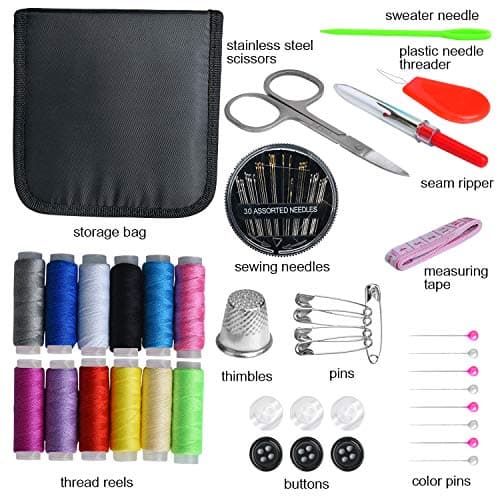 Acptall Travel Sewing Kit for Adults & Beginners with Portable Storage Case — view 2