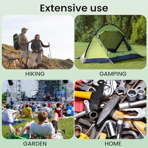 YCLFHOO Rubber Mallet,12oz Camping Hammer with Sturdy Handle,26 * 8cm Tent Peg Mallet for Tents/Canopies/Camping/Outdoors — view 4
