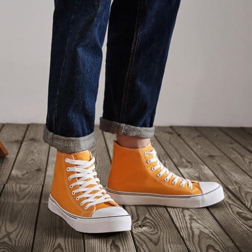 ZGR Men's High Top Sneakers Yellow Size: 9 UK — view 3