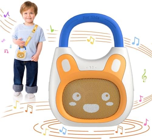 alilo Pocket Bunny Portable Kids Music Player Musical Toys for Kids 3-8