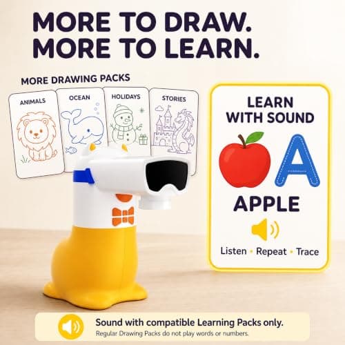 Yoturetoys AI Drawing Projector for Kids, Birthday Gift Toy, Ages 5-12 — view 5