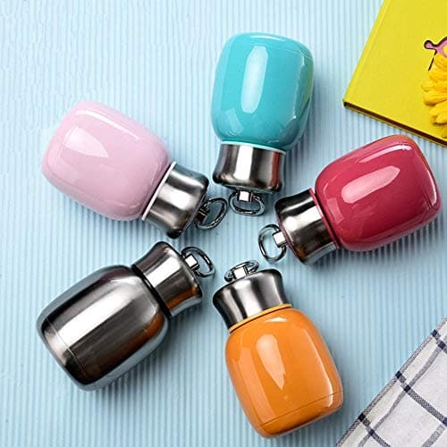 7oz/200mL Mini Vacuum Insulated Water Bottle Stainless Steel Travel Mug — view 3