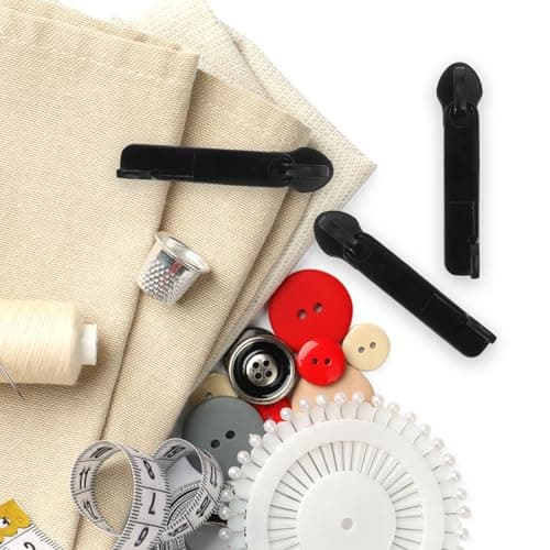 Didiseaon Durable Zipper Slider Repair Kit 10pcs Nylon Replacement Pulls for Travel Bags Offering Explosion Protection for Travelers — view 3