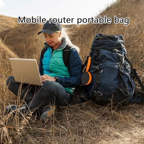 Shuade Duty Nylon Protective Sleeve for Lite Router Storage Hard Case Storage Bag Pocket Nylon WiFi Router Bag — view 2