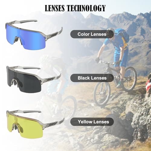 ToopMount Ski Goggles with Hard Case, Over The Glasses Snow Goggles, Anti Fog Anti Glare Adjustable Strap, for Men Women Winter Outdoor Sport, Snowboarding, Skating, Motorcycling, Cycling (VLT: 44%) — view 6