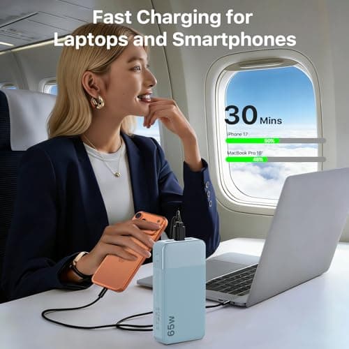NOBIS Portable Charger 20000mAh 65W Power Bank Fast Charging — view 2