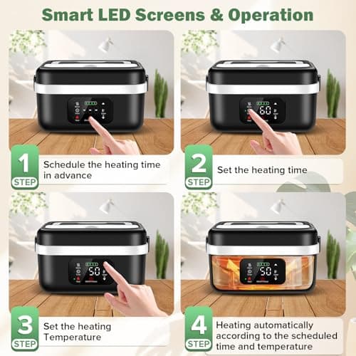 Fagalil 1L Cordless Electric Lunch Box for Adults — view 4
