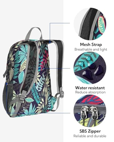 Waterfly Ultra Lightweight Foldable Backpack: 20L Packable Rucksack — view 5