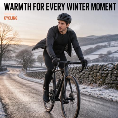 Stathmon Men's Thermal Underwear Set Mens Thermals Top Bottoms — view 5