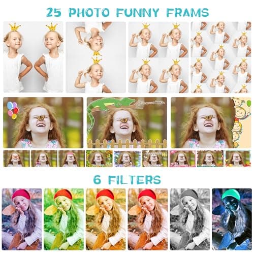 ARNSSIEN Kids Camera with Video,180° Flip Lens, 2.4" Selfie Camera for Kids — view 6