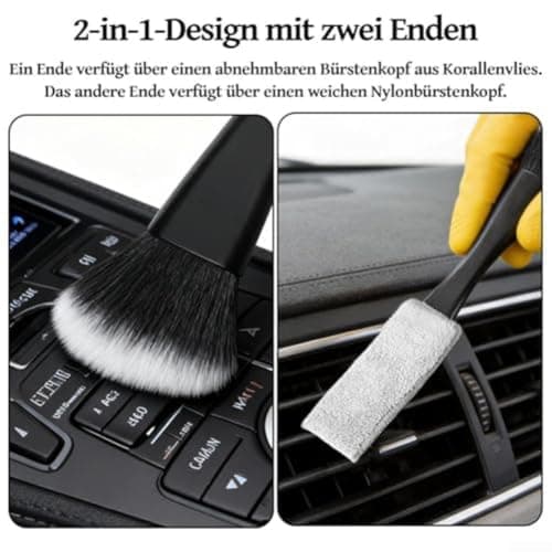 Compact Car Detailing Brush 22cm ABS Handle(blue) — view 5