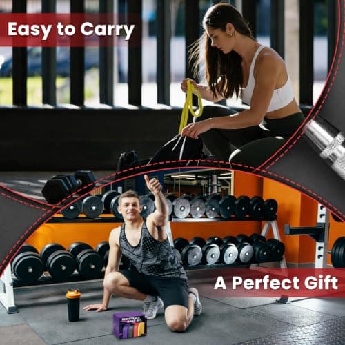 Resistance Bands Set, Exercise Band with Door Anchor for Men & Women — view 6