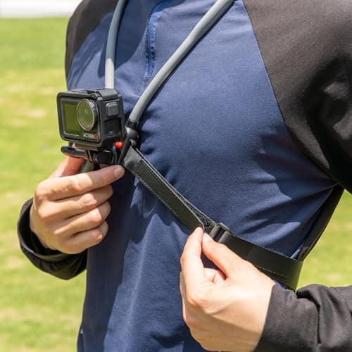 JJC Osmo Action 6 5 Pro 4 3 Magnetic Neck Mount with Chest Strap for Go Pro — view 6