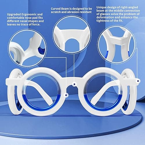 Motion Sickness Glasses, Car Sickness Glasses,Relieve Carsickness Airsickness Seasickness Glasses,Anti Nausea Vertigo Glasses, No Lens Liquid Glasses for Adults or Kids（2Pairs） — view 2