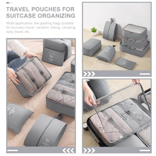 Travel Packing Bags 7 Piece Oxford Cloth Organiser Set — view 3