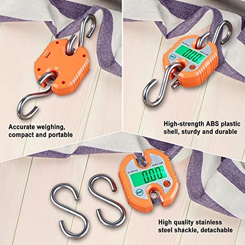 Rhorawill Luggage Scales Crane Scale 150kg Electronic Digital Hook Scale — view 5