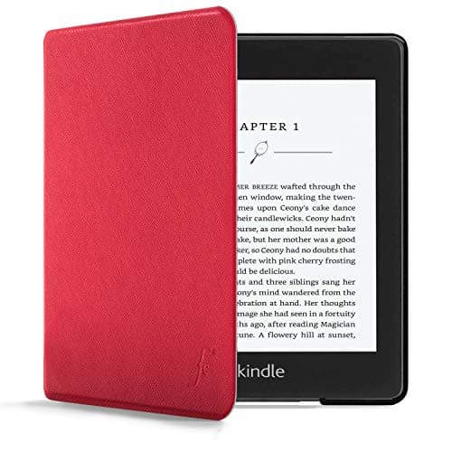 Forefront Cases Case for Amazon Kindle Paperwhite 6.8" (10th Generation - 2018 Model) - Red - Slim, Light & Protective, Smart Auto Sleep-Wake Function Cover for Kindle Paperwhite 6.8"