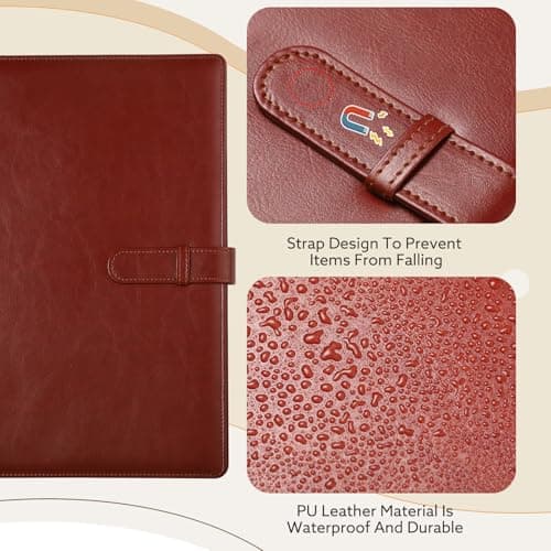 A4 Portfolio Folder with Ring Binder, Document Folder with Plastic Sleeves — view 4