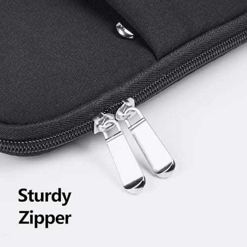 BAAGOAZ Laptop Case 14 Inch Protective Sleeve with Front Pocket, Black — view 5