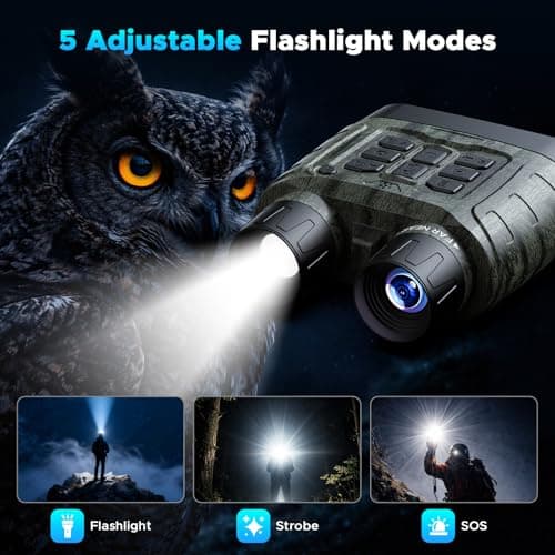 4K Night Vision Goggles, 112MP Infrared Night Vision Binoculars — view 6