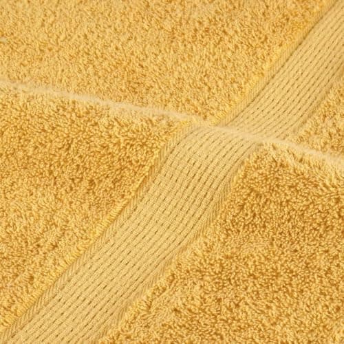 Mangloder SOLUND Guest Towels, Pack of 10, Gold, 30 x 50 cm, 600 g/m², 100% Cotton, Absorbent, Soft, for Bathroom, Toilet, Spa, Wellness, Travel and Fitness — view 5