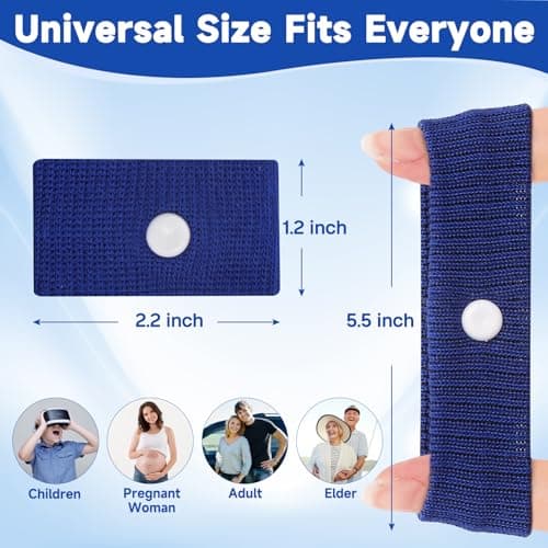 MEIYYJ Motion Sickness Bands for Adults and Kids Travel Sickness Bands Adult Sea Sickness Wristbands for Pregnancy Adults Cruise Travel Essentials — view 4