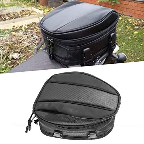 Fydun 10L Motorcycle Tail Bag, Motorcycle Rear Seat Bag Tail Pack Waterproof Back Saddle Helmet Tail Luggage Bags Box — view 5