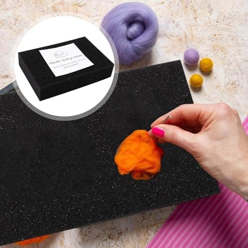 Fruusv Wool Felt Mat Thick Solid Needle Felting Pad Sewing Wool Tool — view 4