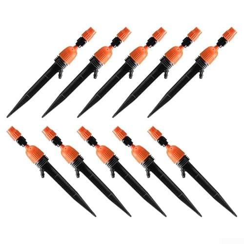 Adjustable Garden Sprinkler 10 Pack Outdoor Watering Kit Multi Angle
